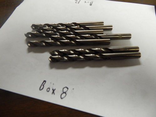 &#034;ATM&#034; Twist Drill Bits, &#034;W&#034; Size, lot of 7 Pcs