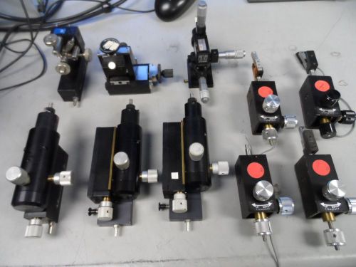 Lot of ten probe positioners micromanipulator alessi signatone for sale