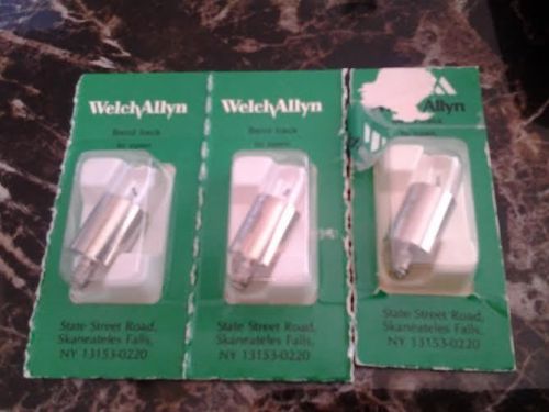 Welch Allyn 04100 bulbs, new 3 ea.