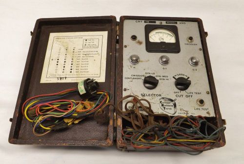 Vintage Cathode Rejuvenator Tester Tube Tester Model 350 Untested