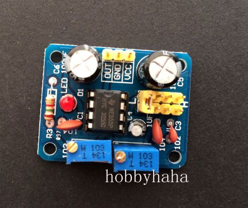 New brand 3pcs NE555 Square Wave Signal Generator 1hz-500khz