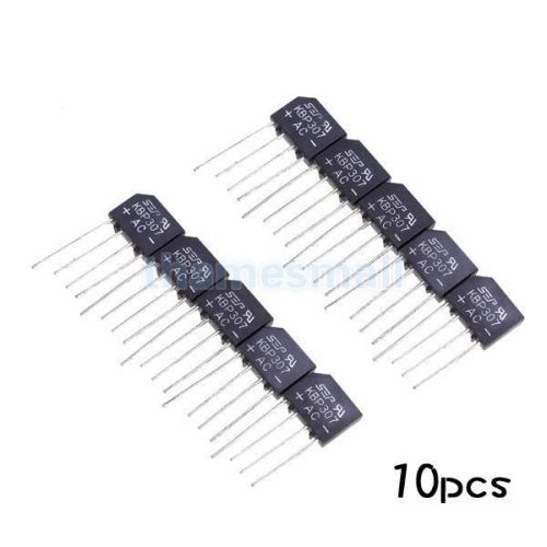 5pcs Single Phase 3.0 AMPS KBP307 Glass Passivated Bridge Rectifiers Hi-Q