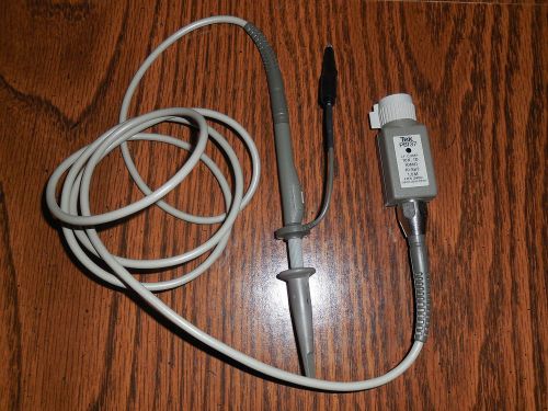 Tektronix P6137 400 MHz 10x probe w/hook grabber, ground lead + accessories