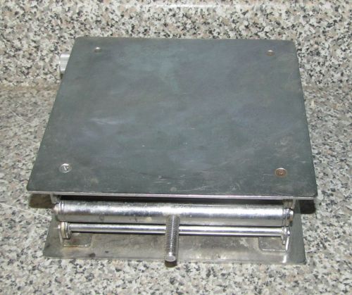 ADJUSTABLE  LAB JACK  8&#034; X 8&#034;