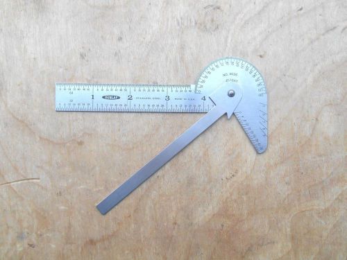 DUNLAP 4026 PROTRACTOR , DRILL POINT GAGE