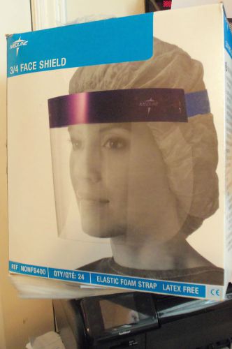 Medline 3/4 disposable face shield-nonfs400-24pack for sale