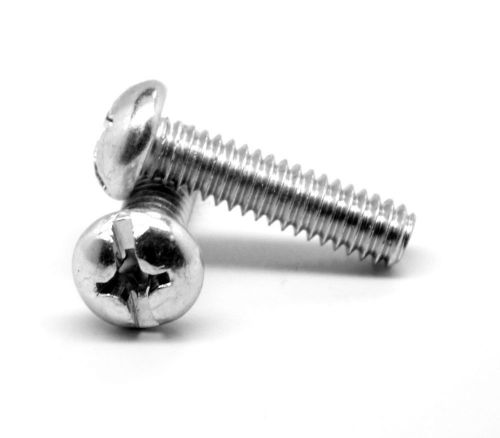 #8-32x2 Machine Screw Combo Round Hd UNC Zinc Plated, Pk 1500