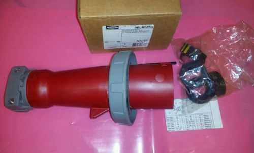 NEW HUBBELL HBL460P7W 60 Amp PIN &amp; SLEEVE PLUG 460P7W 480V 60A 3P 4W Watertight