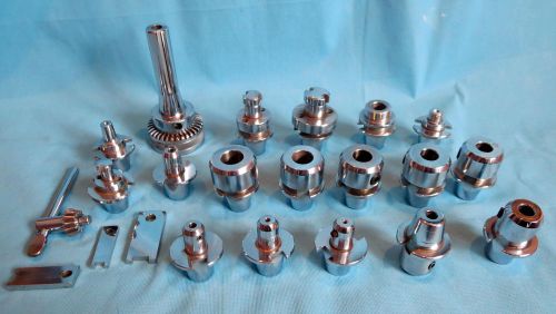 Bridgeport Machines OEM R8 Quick Change Tooling Chuck Toolholders w Accessories