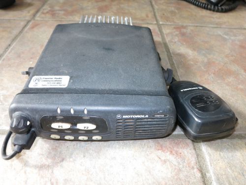 Motorola 2-way radio. 4 channel. cdm750. w/ mic. aam25dkc9aa1an. low band for sale