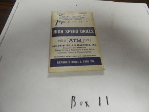 &#034;ATM&#034; Twist Drill Bits &#034; 9&#034; Size, Lot of  13 pcs