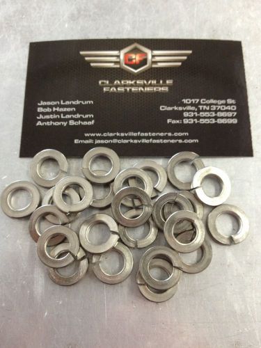 Stainless steel medium split lock washers 3/8&#034; qty 25 for sale