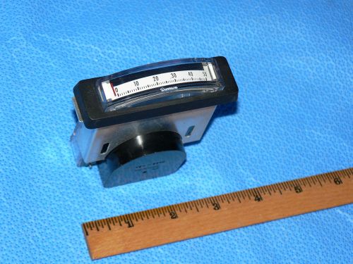 Simpson panel meter horizontal edgewise 50 Vots DC