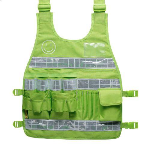 VESURBAG CY/CL01 REFLECTIVE SAFETY VEST &#034;ONE SIZE FITS ALL&#034; ANSI CLASS 2