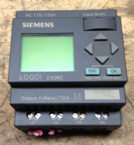 SIEMENS LOGO! 230RC 6ED1 052-1FB00-0BA1 voltage:AC/DC 115-240V