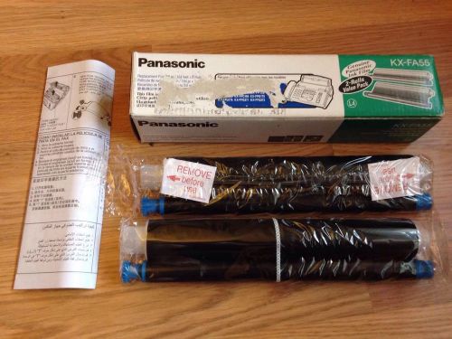 Panasonic KX-FA55 Fax Machine Replacement Film--2 Rolls--Still Sealed