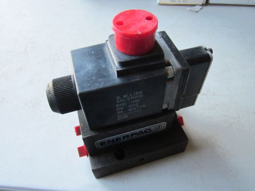 Enerpac VCS-4222 Hydraulic Solenoid Valve 115VDC NOS