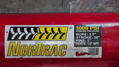 NorTrac Heavy-Duty Welded Cylinder - 3000psi Working Load, 3.5&#034; Boar, 36&#034; Stroke