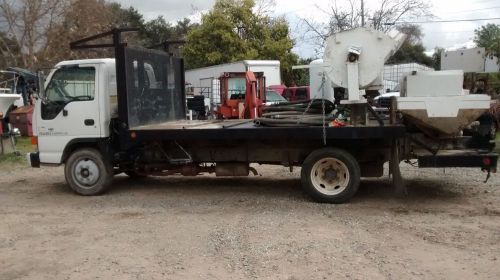 1999 izuzu npr plaster truck sprayforce diesel pump and mixer ,water tank,hoses for sale