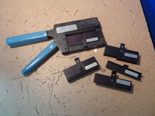 T&amp;B/Ansley Blue Macs hand tool 779-2100 w/ heads 2150 2161 2158 2166 2164 (7Q)