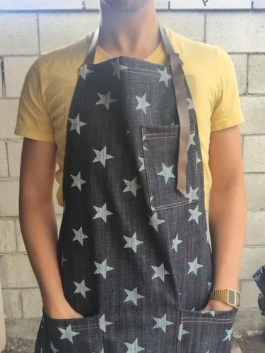 Liberty star denim apron, art, woodwork, pottery, barber, hair stylist, leather for sale