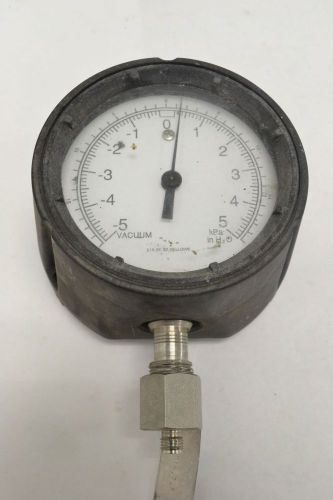 ASHCROFT PRESSURE -5 - 5KPA 4 IN 1/2 IN NPT GAUGE B218638