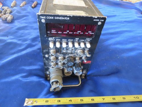 VINTAGE DATUM 9150-553 AIR BORN TIME CODE GENERATOR 1975