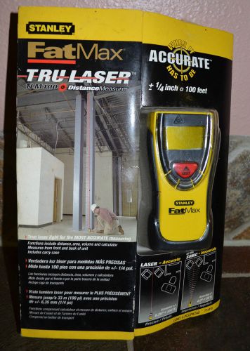Stanley fatmax trulaser tlm100 distance measurer brand new accurate to 1/4 inch for sale