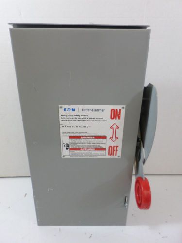 New Surplus EATON Cutler Hammer DH361URK  30 amp 600 volt fusible 3R disconnect