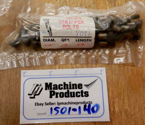 Shoulder bolt 1/4 x 3/8 - lot of 25 bolts for sale