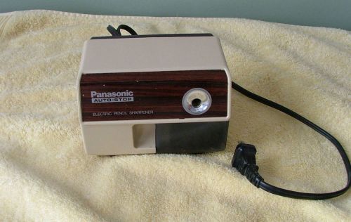 Vintage Panasonic Auto-Stop Electric Pencil Sharpener Model KP-110