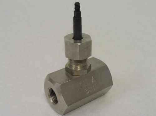 89996 Old-Stock, Conbraco 93471 Valve, 316 SS, NDL, 3/8&#034; NPT, 10000 PSI