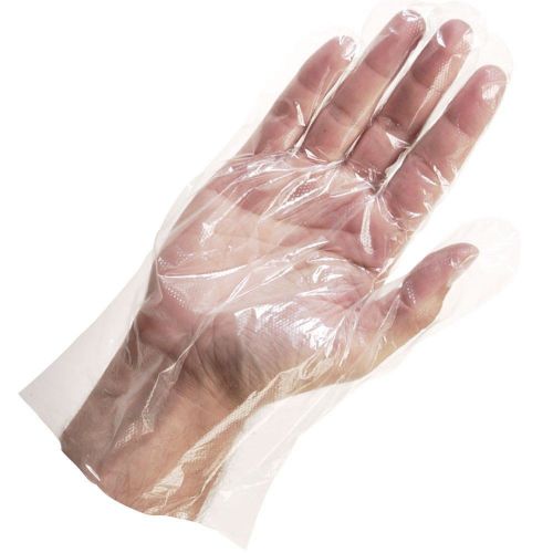 Multi-purpose disposable hand gloves polythene embossed medium 150 300 450 600 for sale