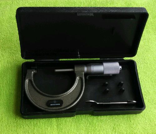 MITUTOYO 1~2&#034; .0001 Outside Micrometer Model #103-114  Machinist / Toolmaker.