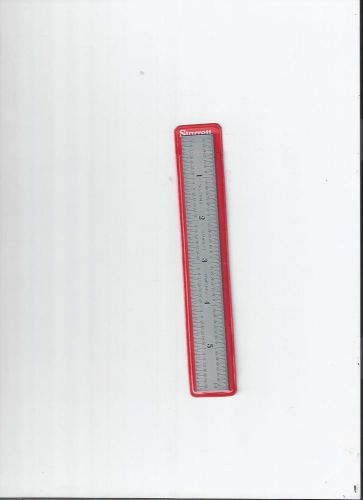 new 6 inch starrett scale c 604 r