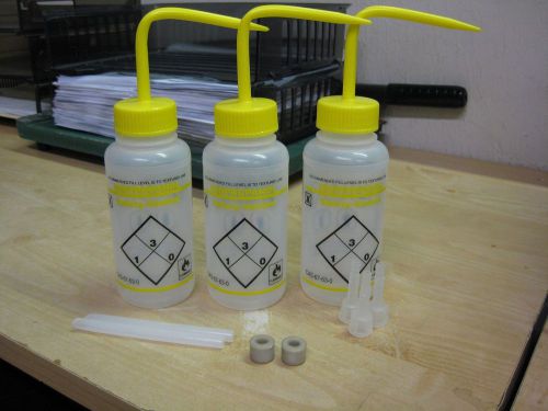 SCIENCEWARE 8OZ SAFETY-VENTED LABELED WASH BOTTLES ISPOPROPANOL