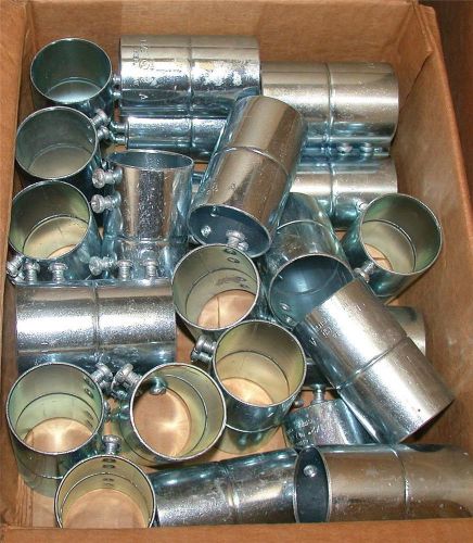 Lot of 25 new steel city 1 1/2&#034; emt conduit set screw coupling  model tk125a for sale