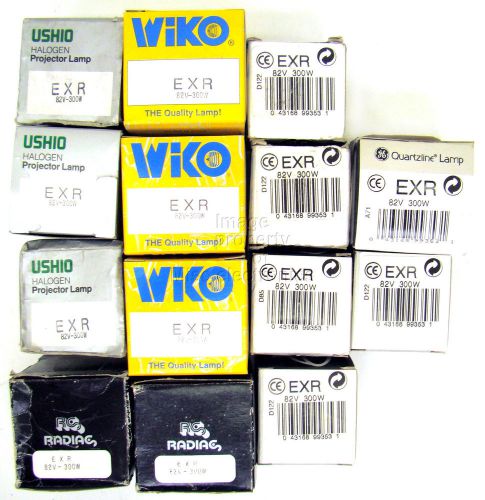 14 NOS WIKO/GE/USHIO/RADIAS EXR Slide Projector Bulbs L