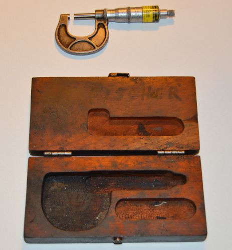 0-1&#034; Scherr-Tumico micrometer in the original box.