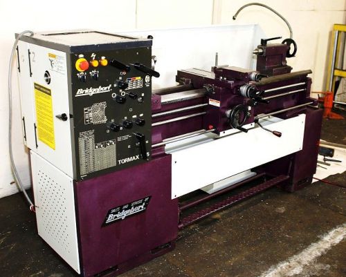 2001 bridgeport-romi 13&#034; x 40&#034; engine lathe, inch-metric, 5c collet attach, etc. for sale