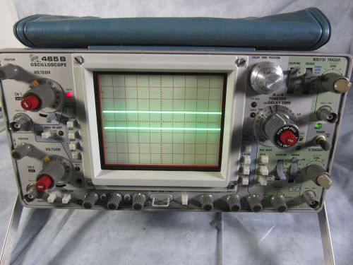 TEKTRONIX 465B ANALOG OSCILLOSCOPE 100Mhz 2 CHANNEL NIST