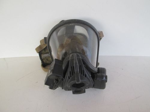 Msa mmr ultra elite firehawk scba full face mask hud / voice amplifier med #1 for sale