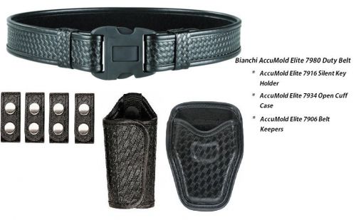 Bianchi AccuMold Elite 7980 Duty Belt Police Basketweave