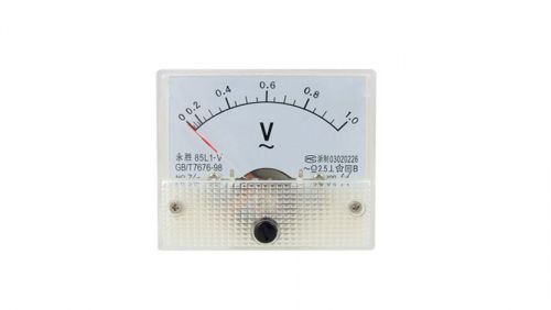 85L1 AC 0-1.0V Rectangle Analog Panel Volt Meter Gauge