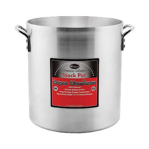 Winco AXHH-12 Heavy Duty Aluminum 12 Quart Stock Pot