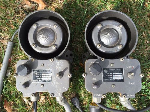 Atkinson Dymanics Pair of AD-27A Industrial Intercoms - 120 VAC - Tested