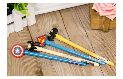 Hero Superman Spiderman Batman Captain America Novelty Pen School Office BoyGift