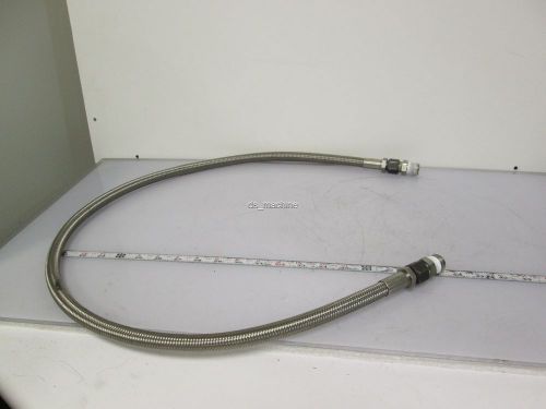 Braided Stainless Steel Hose 44&#034; Length 1/2&#034; NPT x 1/2&#034; NPT