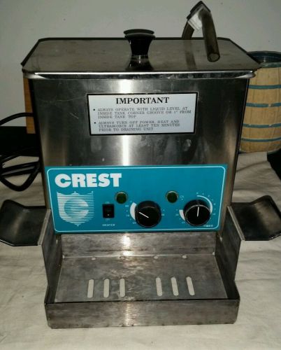 CREST ULTRASONICS TRU-SWEEP HEATED ULTRA SONIC CLEANER MODEL: 275HTA