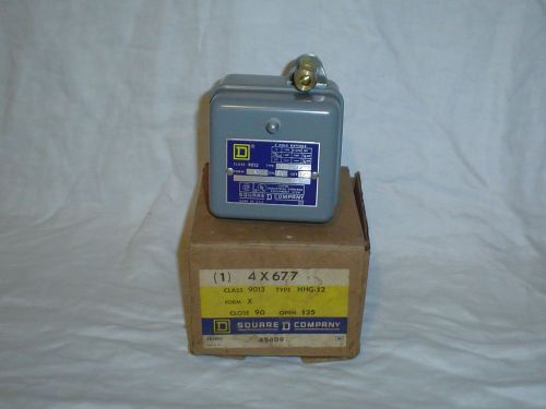 Square D Company Switch Class 9013 Type HHG-12 Form X Close 90 Open 125